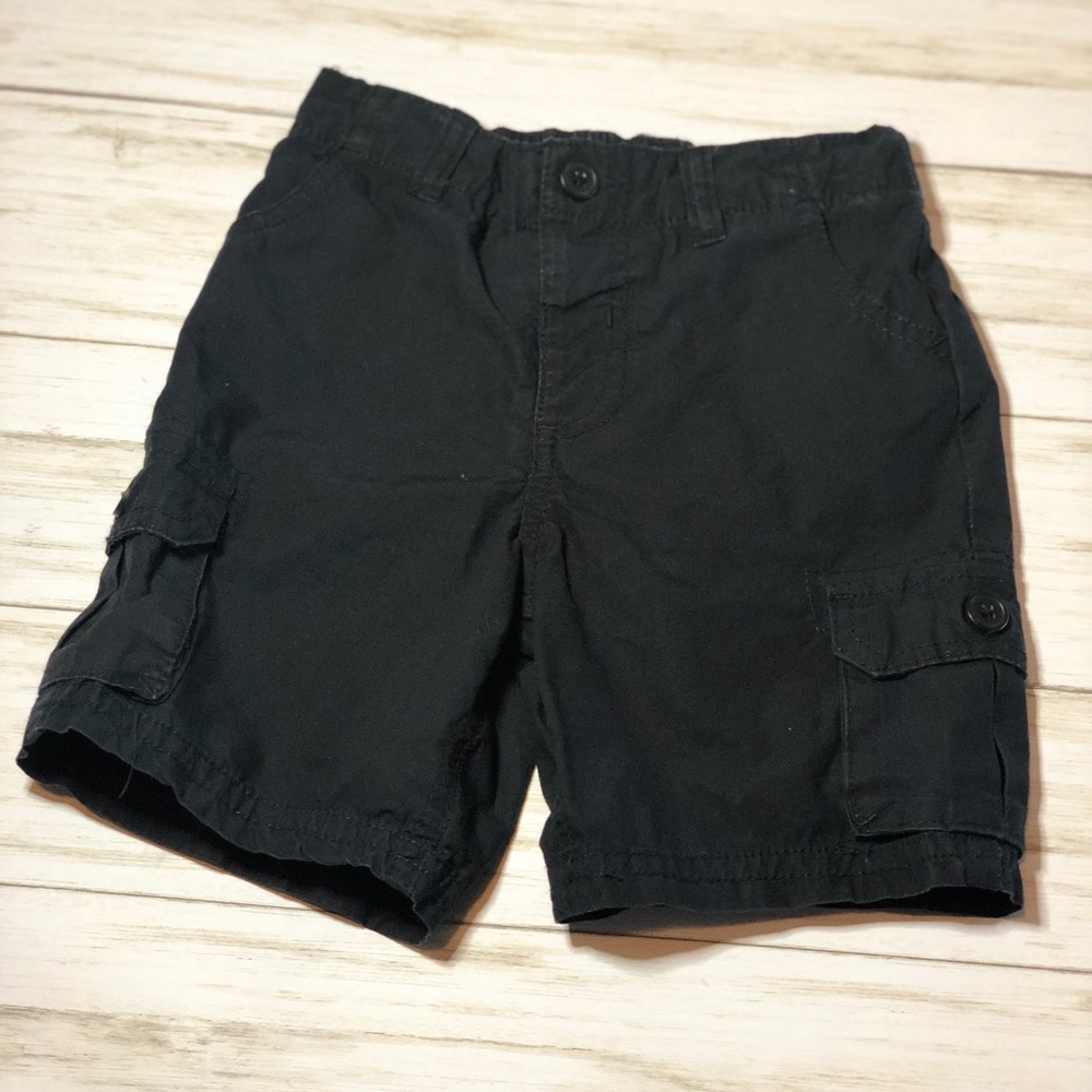 Koala Kids Black Shorts - 18-24 Months
